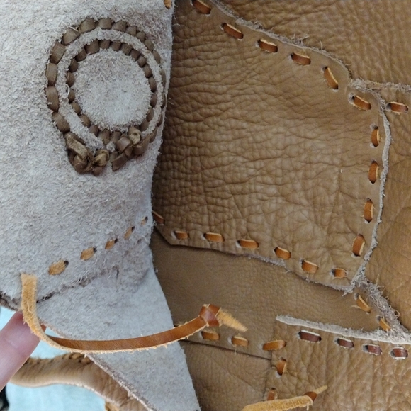 Handmade all leather purse EUC - Picture 8 of 8